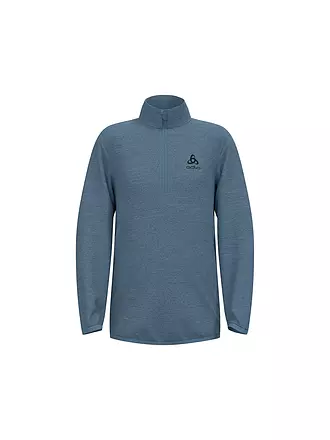 ODLO | Camiseta interior con cremallera para niños Roy Kids Stripe | blau